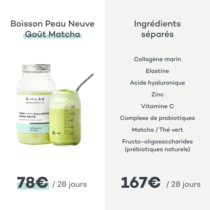 Bebida Piel Nueva - Matcha