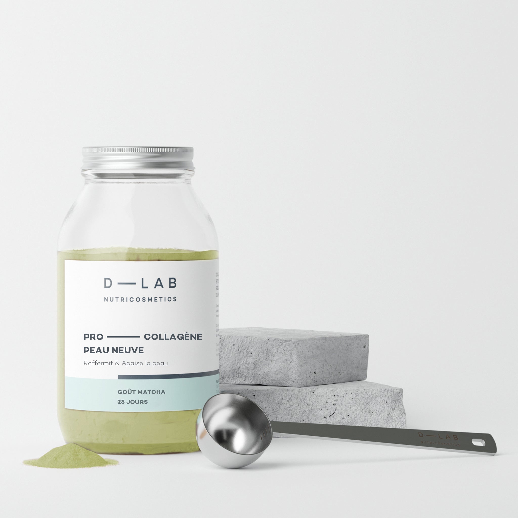 Pro-Collagène Matcha et cuillère doseuse