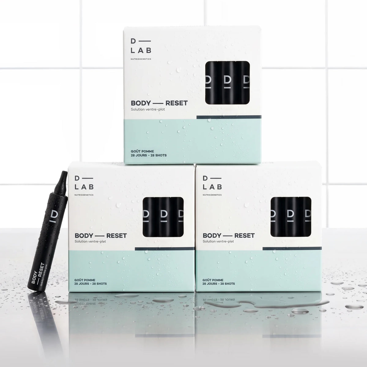 Solution Body Reset D-LAB, cure 3 mois : 3 étuis de shots